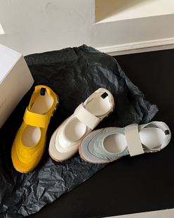 魔术贴玛丽珍鞋 2025新款 女圆头系带轮胎底运动厚底 Eadie Blair