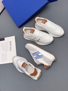 圆头系带高端休闲鞋 Blair 老爹鞋 真皮厚底增高运动鞋 Eadie新款