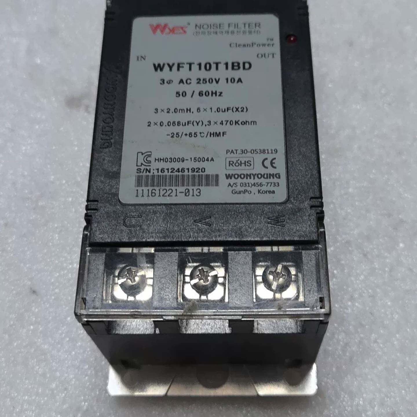 可维修云永WYES滤波器WYFT10T1BD，实物拍摄，功能完议价图片