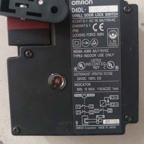 可维修D4DL-1DFG-B欧姆龙 安全门开关 限位开关议价