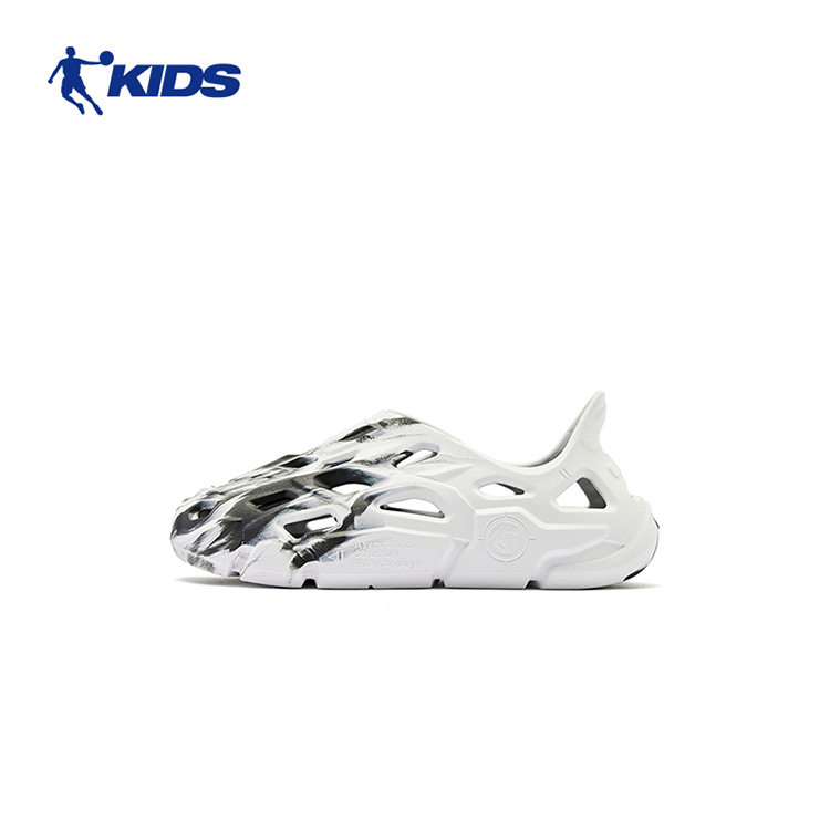 乔丹儿童洞洞鞋男童凉鞋秋季溯溪软底中大童透气沙滩拖鞋T5420808