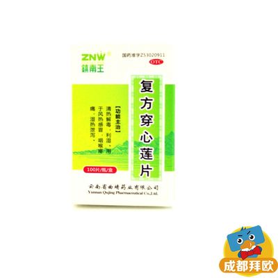 【ZNW/镇南王】复方穿心莲片2g*100片*1瓶/盒