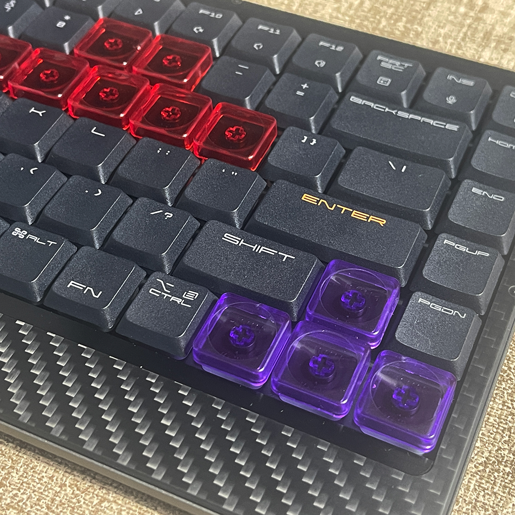 无刻透明LCKPC材质键帽