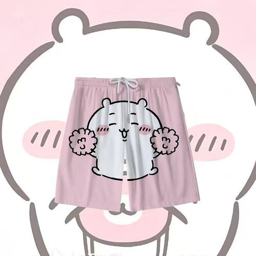 小八夏季男女短裤乌萨奇裤子吉伊