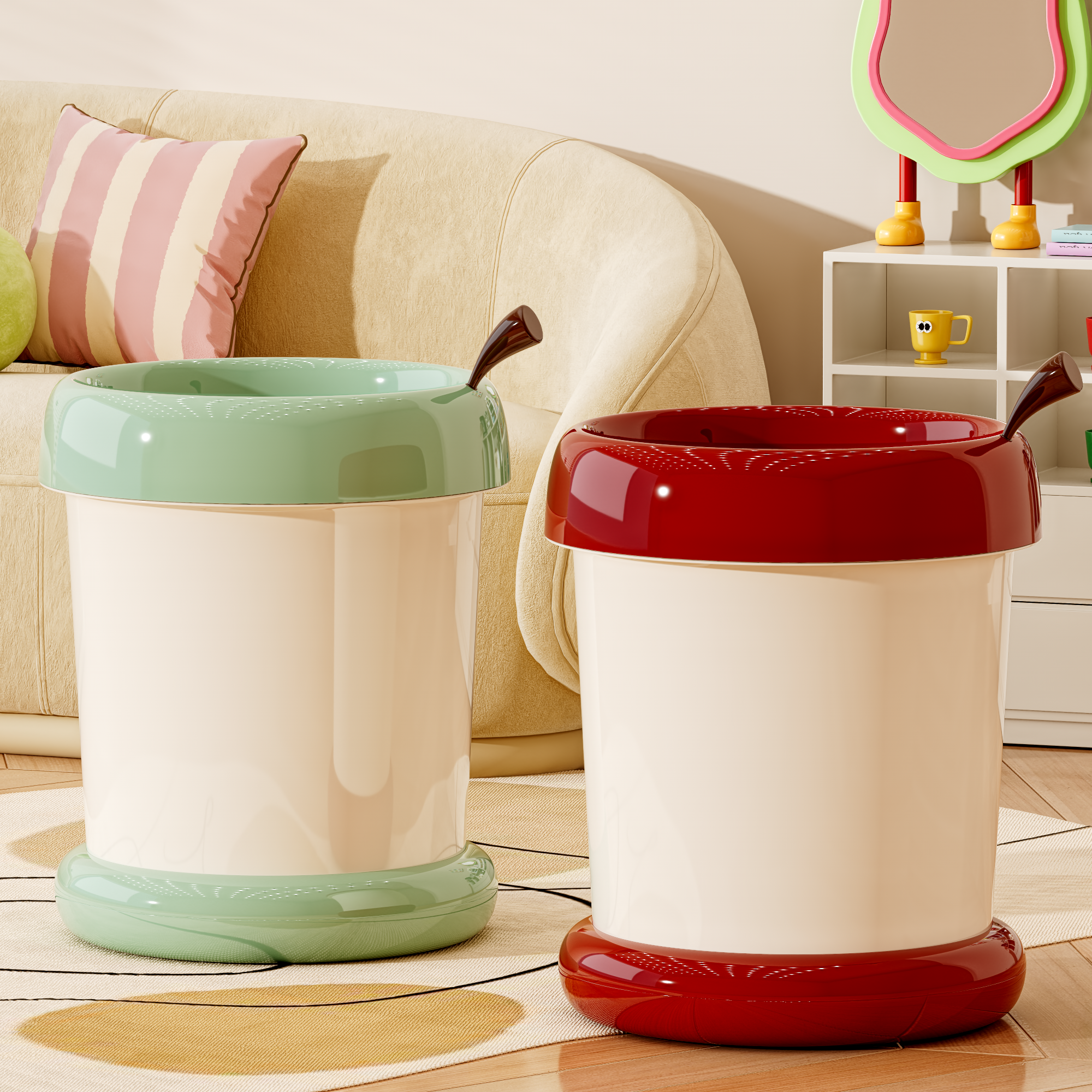 星优大容量家用高颜值垃圾桶