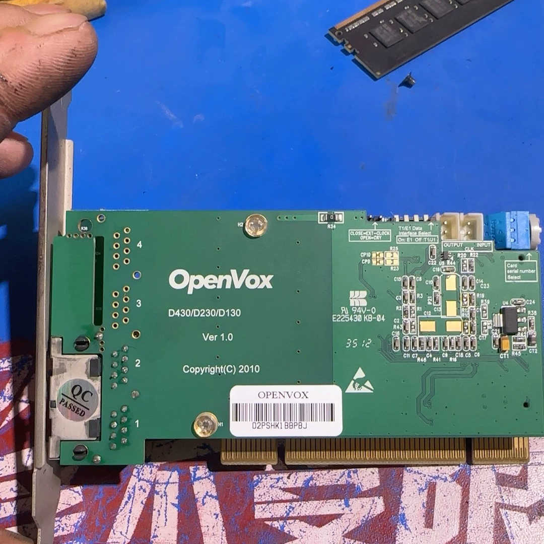 OPENVOX DE430E 数字语音卡D430/D230/