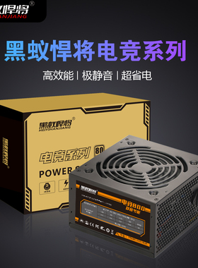 黑蚁悍将全新电脑电源台式主机静音300W400W500W600W ATX PC电源