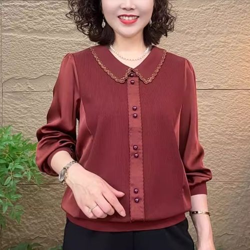 洋气妈妈装长袖打底衫2025新款