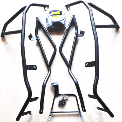 适用豪爵UFR150碳钢保险杠 HJ150T-29A改装防摔护杠防撞杆排气杠