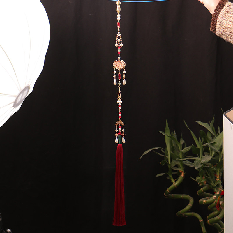 古风马面裙压襟长流苏禁步腰佩挂件国风合金腰间挂饰汉服古装配饰,模玩/动漫/周边/娃圈三坑/桌游,古风/国风配饰,淘宝优惠券,粉丝福利购,淘宝优惠卷