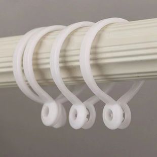 窗帘圈挂环开口挂钩环窗帘辅料配件活口挂环罗马杆活扣吊环圆圈扣