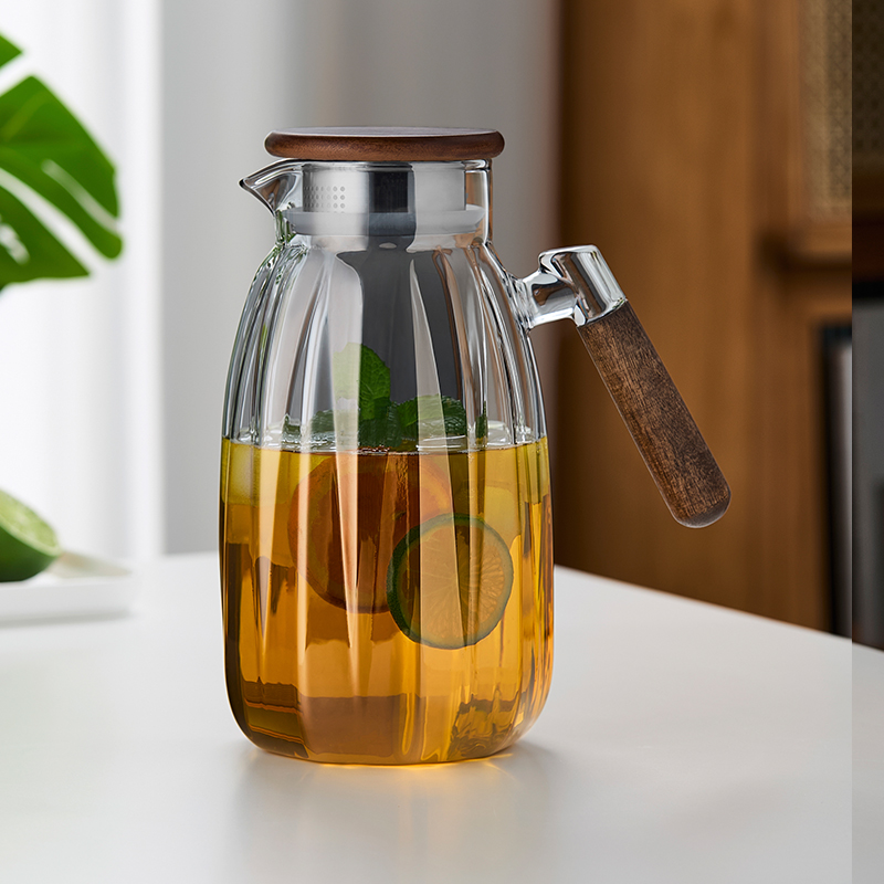 玻璃冷水壶大容量耐高温凉白开水