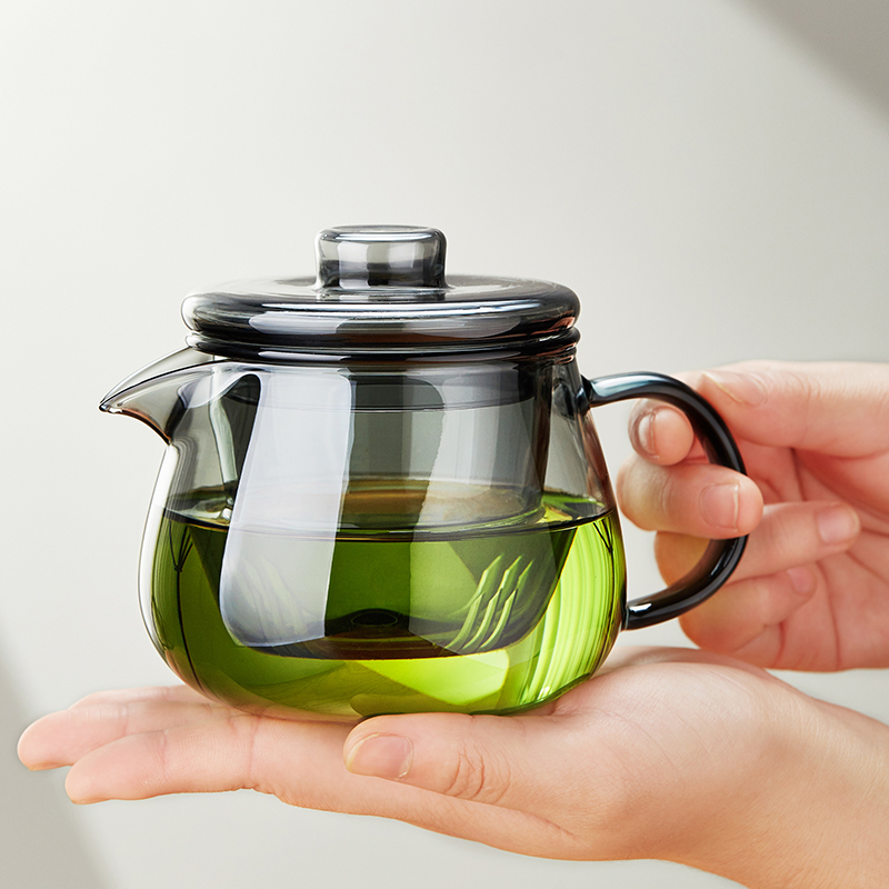 玻璃茶壶耐高温茶水分离泡茶器