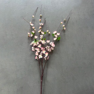 仿真桃花路引吊顶插花客厅餐桌新中式装饰摆件高品质造景装饰绢花