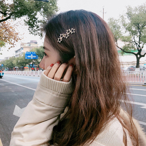 百搭星星发夹边夹头饰