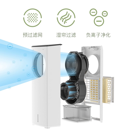 Rongshida Air -Conditioning Fan Coldrigeration Home Dormitory Plus Water Cold Hold Fan Mobile Mini Mini Small Air -Conditing Electric Fan