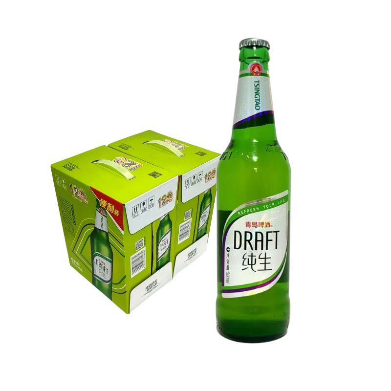 青岛纯生啤酒500ml*12瓶