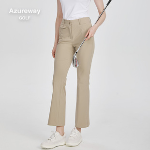 AW高尔夫服装喇叭裤golf女装长裤透气弹力夏女士裤子提臀显瘦女裤