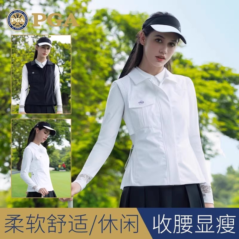 高尔夫服装女士马甲运动背心防水