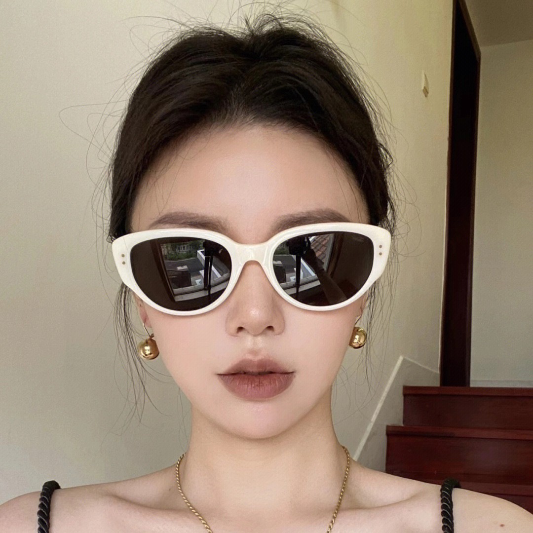 fakeme22新款ins复古偏光墨镜男女款板材圆框太阳镜小众red zone_虎窝淘