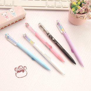 日韩文具 天卓钻石活动铅笔创意侧按式学生水晶自动铅笔0.4/0.5mm