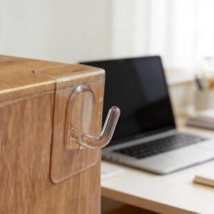 袖 珍迷你挂钩软底小粘钩强力不掉强高粘度曲面垫板夹钥匙好挂黏勾