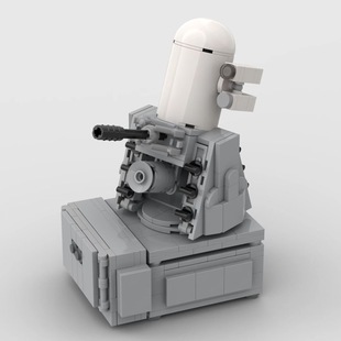 MOC适用乐高CWIS防空系统二战德国军事武器近防炮模型拼装 玩具