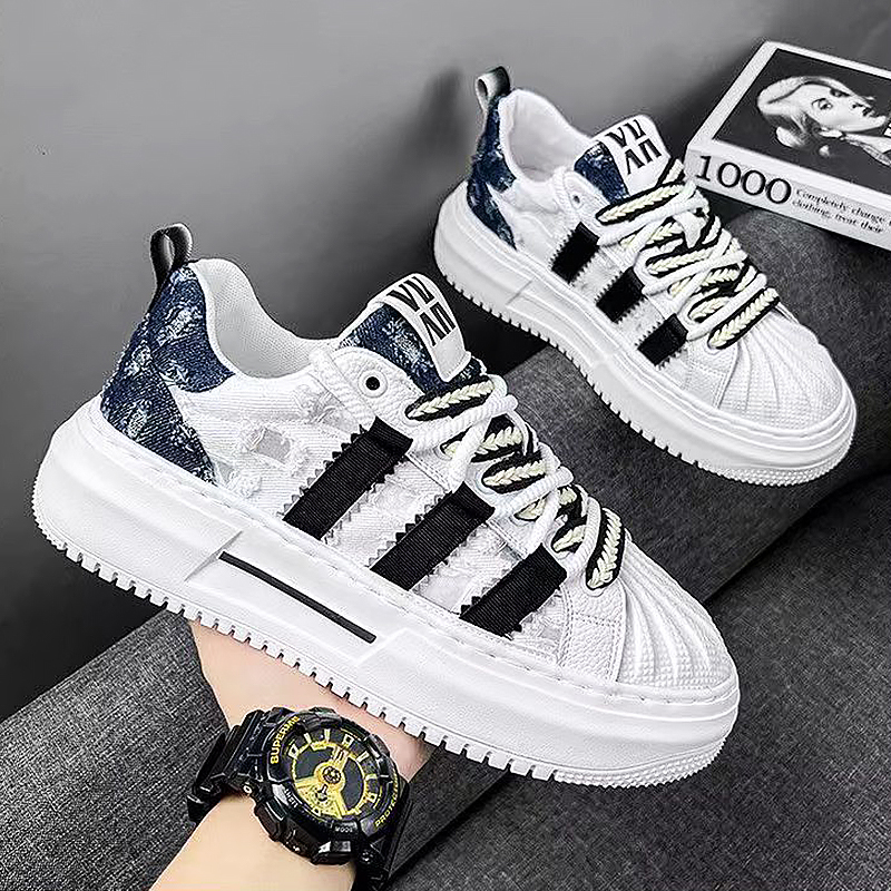 【三利泰透气板鞋休闲大码男】