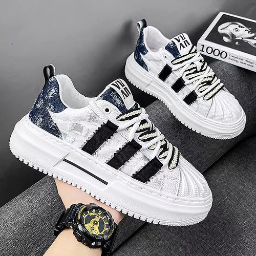 【三利泰透气板鞋休闲大码男】