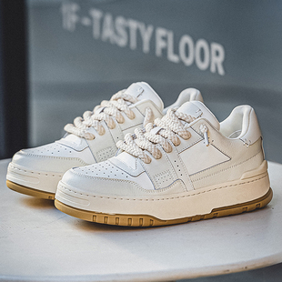 男鞋 47透气德训小白鞋 45新款 46设计感小众板鞋 休闲运动鞋 特大码