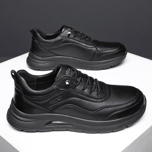 【大码男鞋加宽运动休闲皮鞋】