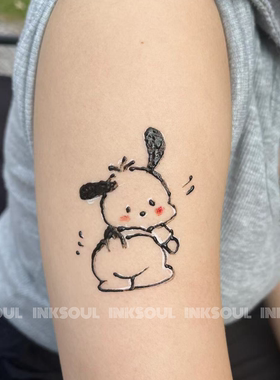 萌臀警长 | 童趣爆款帕恰狗ins简笔彩绘可爱纹身贴防水不反光卡通