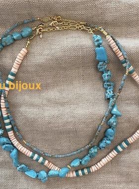 丹麦小众设计annilu男天然项链