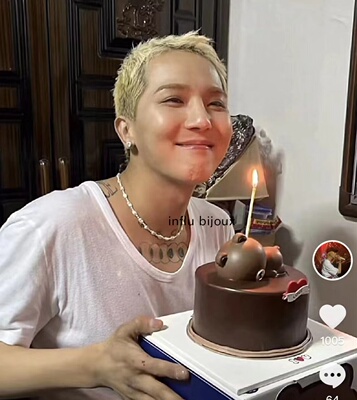 原创小众设计感个性名男ins珍珠