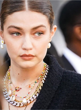 eliou周冬雨我在他乡挺好的天然异形巴洛克珍珠海螺同款项链