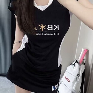 26新款羽毛球服KB版女款yy大赛服短袖套装速干透气运动训练服