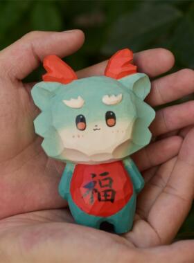 手工雕刻小青龙宝宝kevin