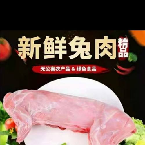顺丰包邮  新鲜兔肉整只现杀活兔子肉兔生鲜【去头去心肺留肝肾