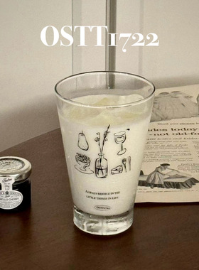 〈Little Things in Life〉OSTT1722原创ins法式大容量耐热玻璃杯