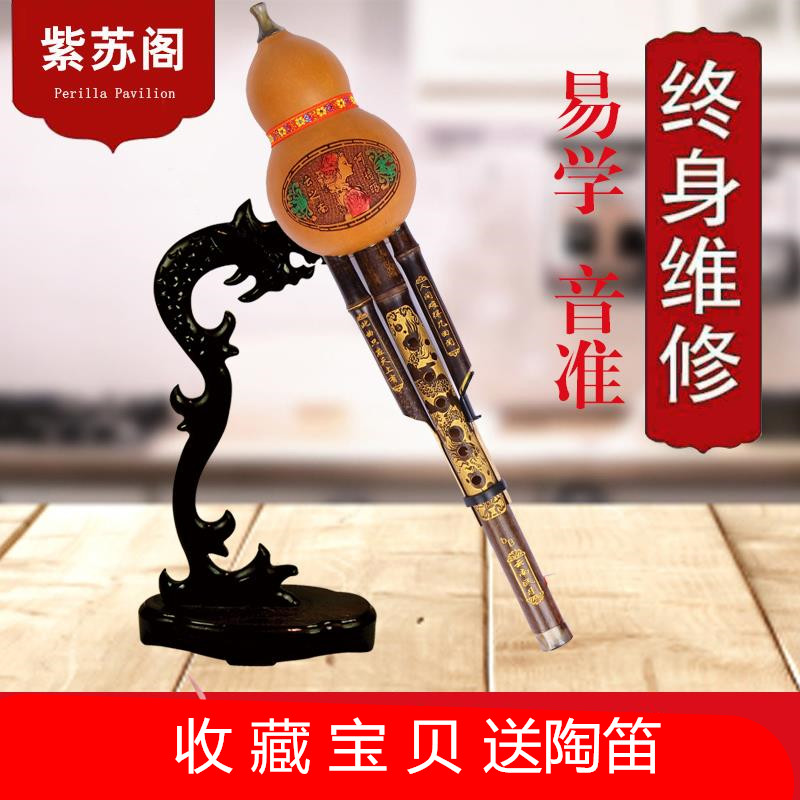 葫芦丝乐器初学者成人自学入门零基础小学生c调降b调儿童胡芦丝