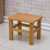 实木小方凳原木板凳榉木凳子换鞋 凳创意凳小家用 凳矮凳脚踏凳时尚
