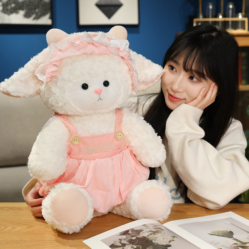 安抚小羊玩偶女孩少女心陪睡娃娃毛绒公仔生日礼物送女生玩具娃娃