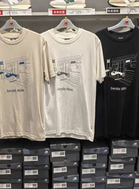 NEW BALANCE/NB 夏季 男士圆领运动休闲纯棉半袖短袖 MT51852