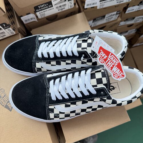 Vans Dx 帆布 黑白棋盘格 减震耐磨轻便透气 低帮 板鞋 男女同款