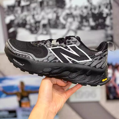 New Balance Fresh Foam X Hierro v8跑步鞋男款黑色MTHIERK8