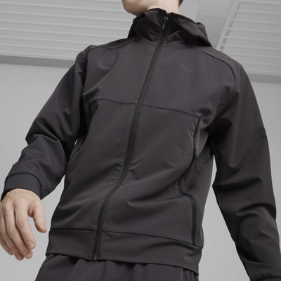 PUMA彪马 TECH TRACK JACKET WV休闲连帽外套 男款 黑色626178-01