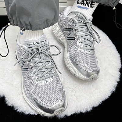 New Balance860  v2 织物人造革网面生活休闲鞋 灰色M8604LI