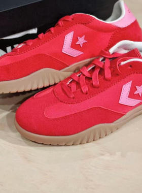 Converse Run Star Trainer 复古 低帮 男女同款 红色A10371C