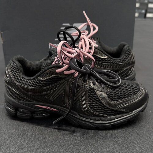 New Balance 860 舒适耐磨中帮生活休闲鞋 男女同款黑粉ML860PH2