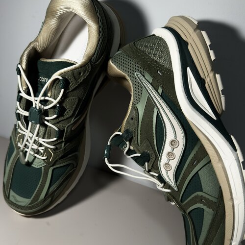 Saucony Kinvara菁 4 RE SE EVA休闲跑步鞋 男女同款绿米S79094-7